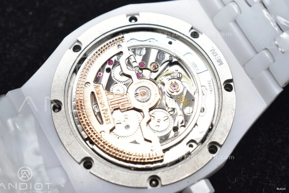 26579cb on Perpetual Ceramic Calendar White Bracelet APSF Best A5134 Ceramic Oak Royal Edition 0514
